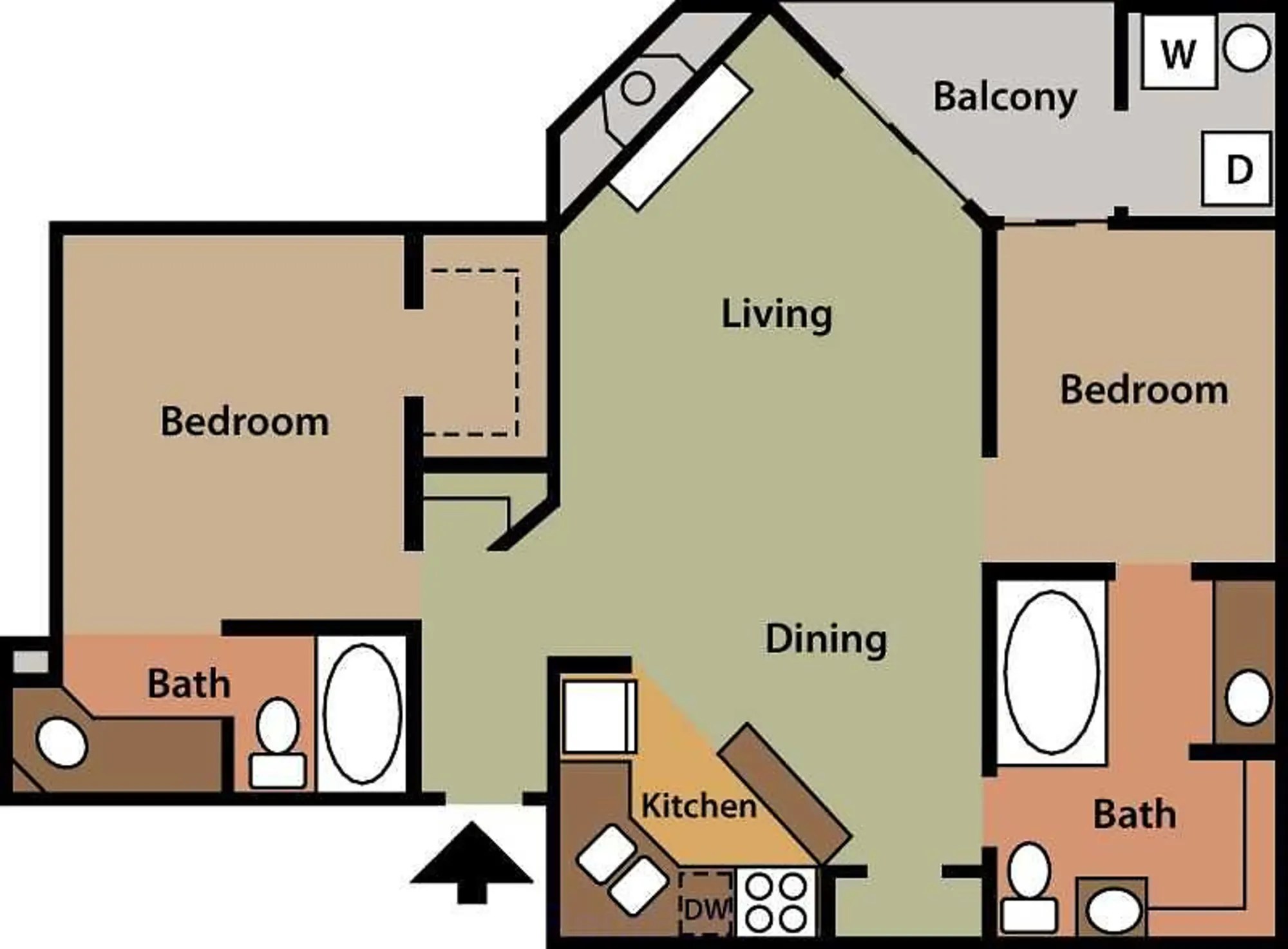 Floor Plans Champions Pines Apartment Homes