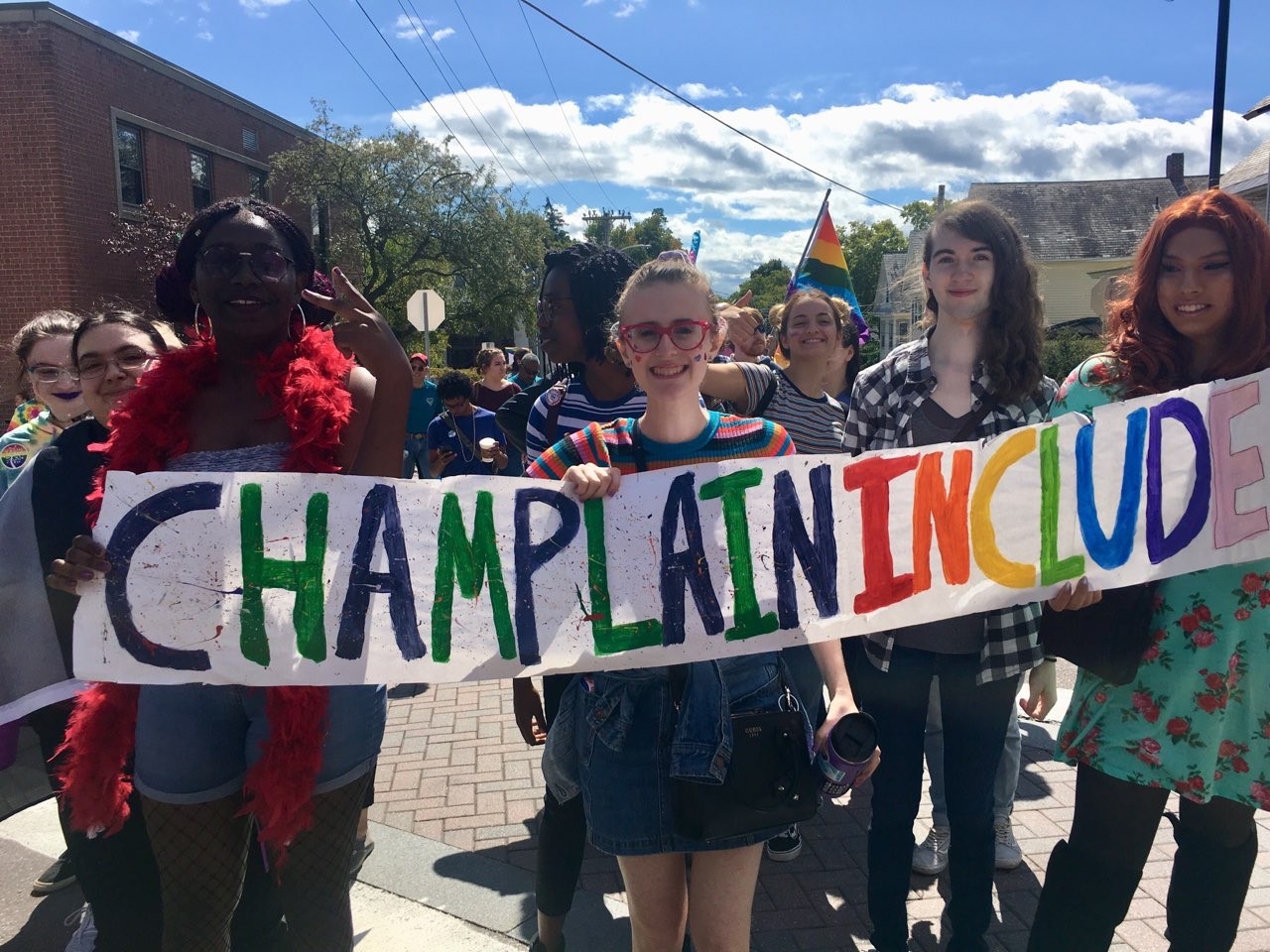 Champlain Students March at Vermont Pride The Crossover