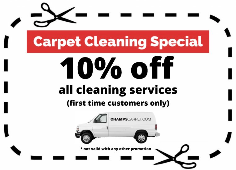 Champs Carpet Your Premier Carpet Cleaning Service!