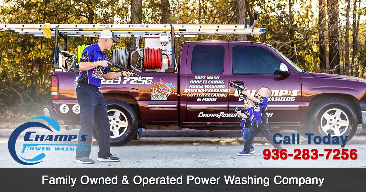 Pressure Washing Spring TX Champ’s Power Washing
