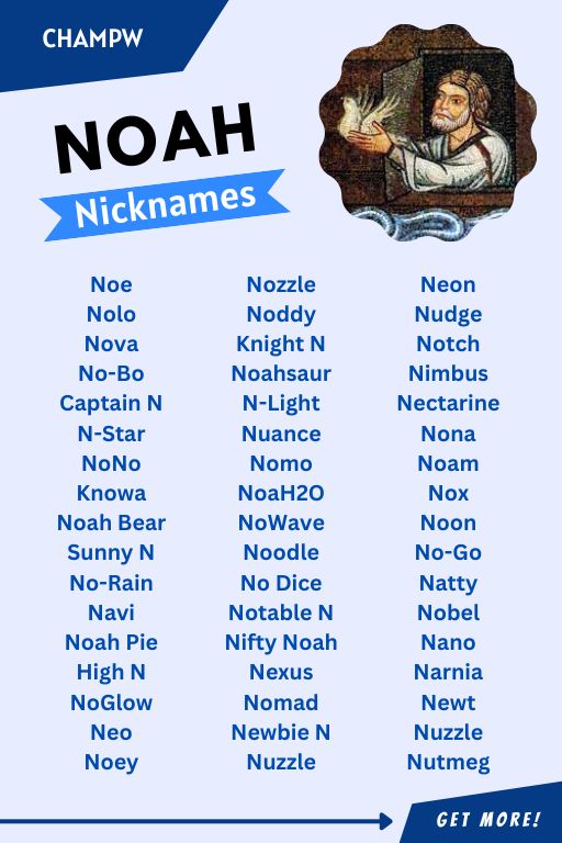 100+ Noah Nicknames From Traditional To Modern Choices