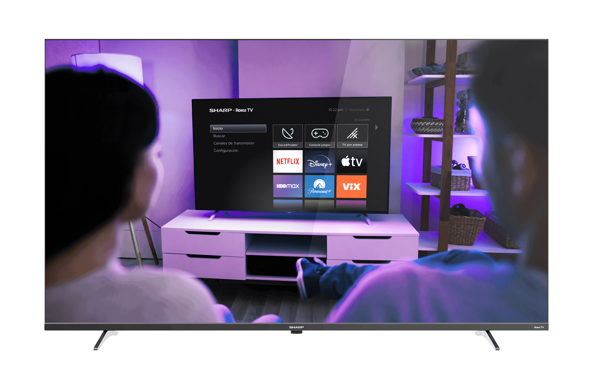 TELEVISOR Sharp 4TC58EL8UR Led 58plg Hd Smart Roku Tv Chancafe Q