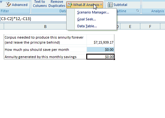 Retirement Calculator Excel Retirement Calculator