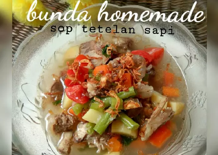 Sop Tetelan Sapi / 8 Bahan Masak Sop Tetelan Sapi Yang Cepat