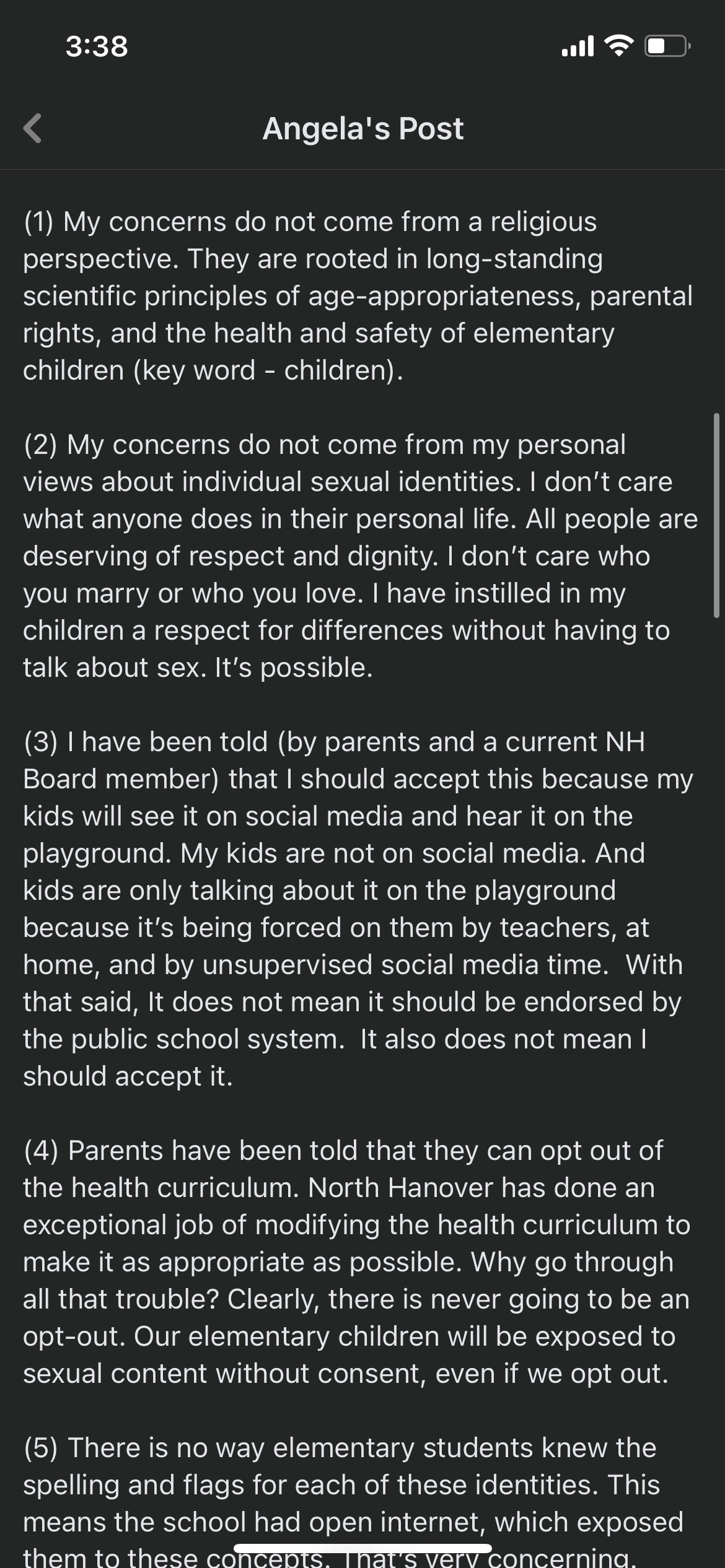 Petition · Support for Angela Reading (New Jersey MOM) ·