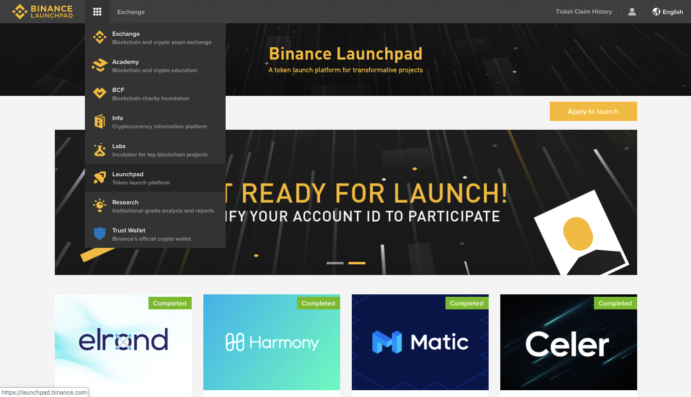 Binance Launchpad Review by Changelly