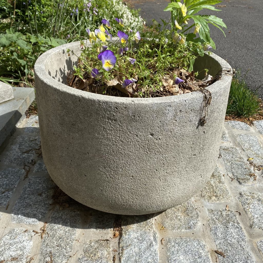 Round Concrete Planter 2 of 2 Changover Sales
