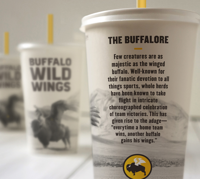 Buffalo Wild Wings Brand Identity & Restaurant Design