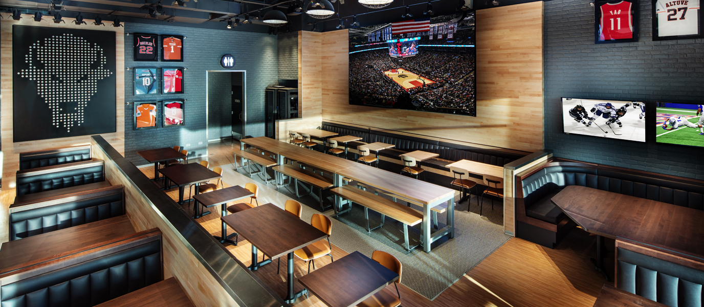 Buffalo Wild Wings Brand Identity & Restaurant Design