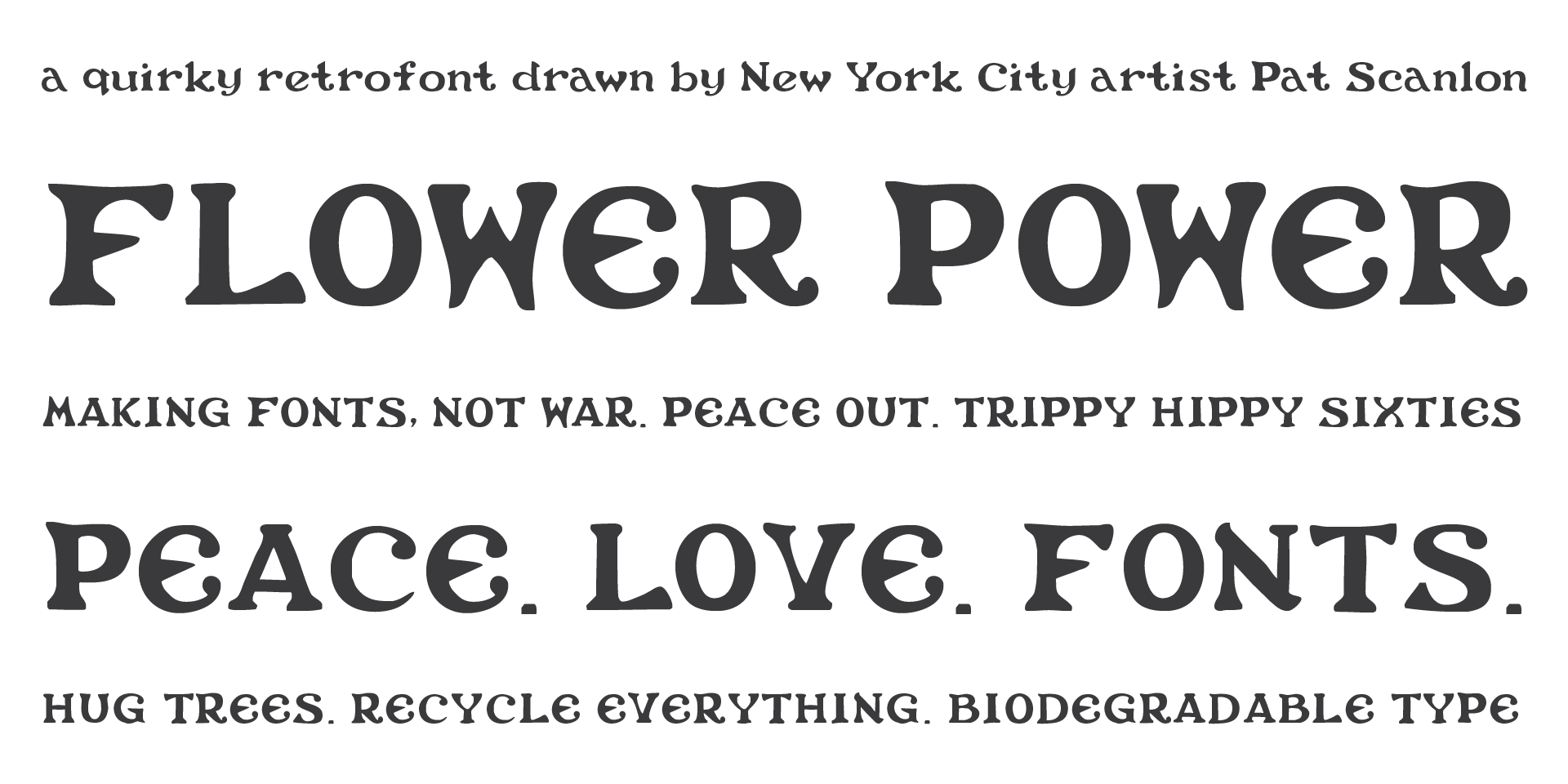 Flower Power Chank Fonts!