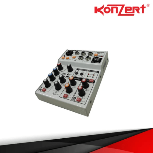 4 Channel Portable Mixer Mic Input + Line Input, EQ and Effect, Rec Via USB, Bluetooth, PC Sound