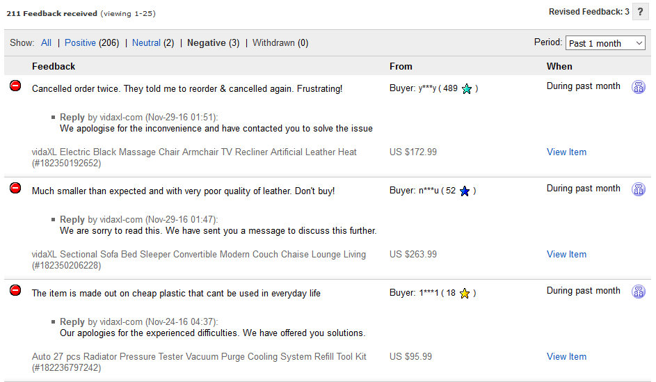 How to Respond to Negative Feedback on eBay