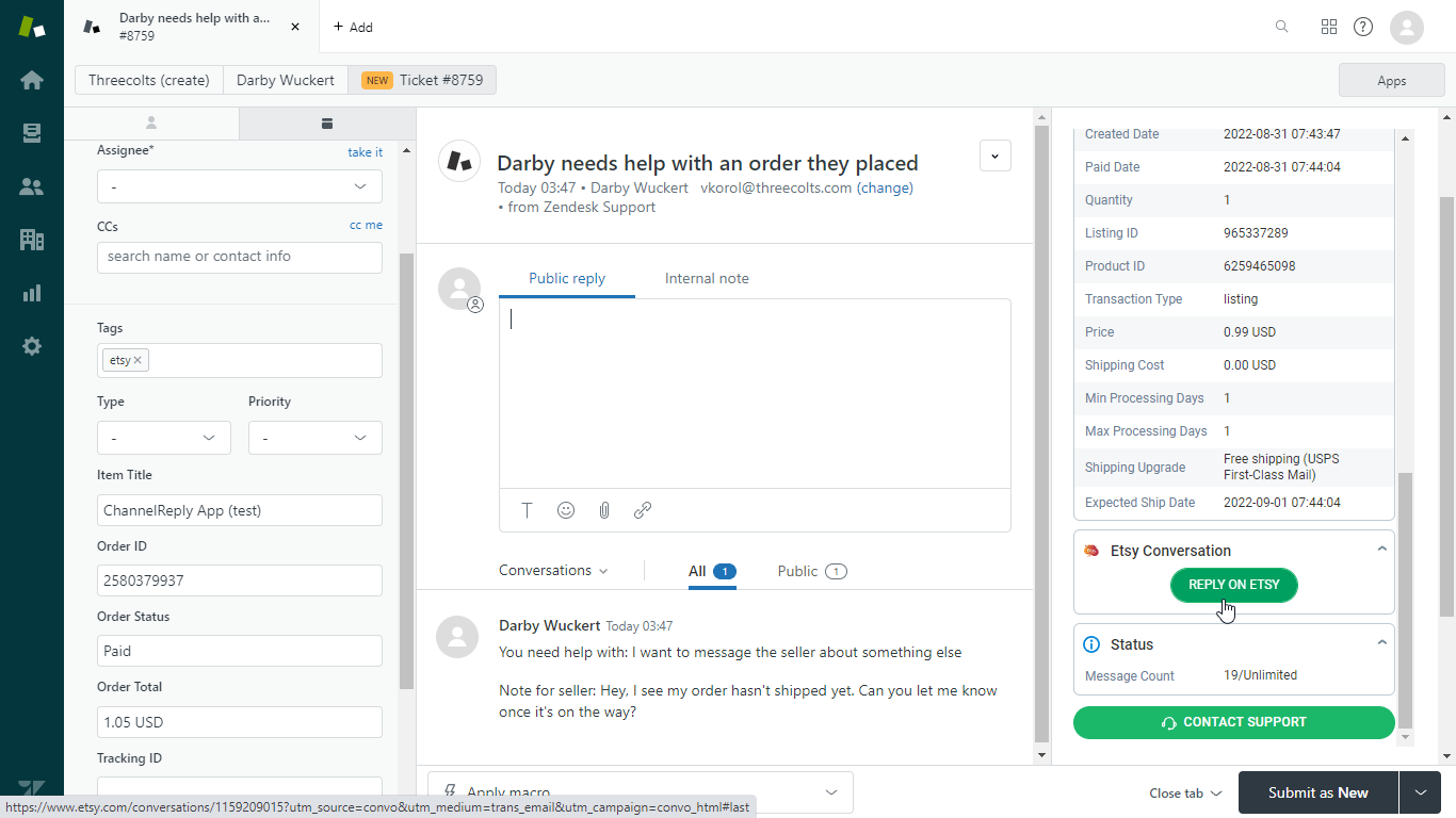 Etsy Integration with ChannelReply Now Available