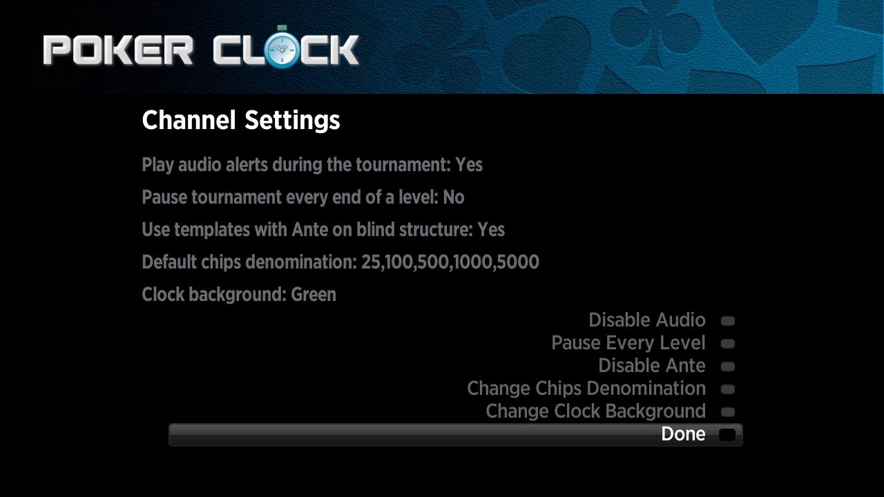 Poker Clock TV App Roku Channel Store Roku