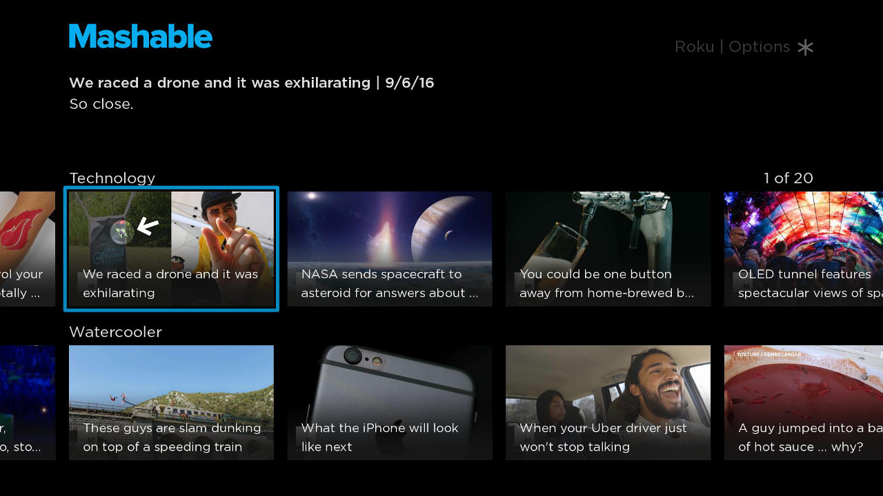 Mashable TV App Roku Channel Store Roku