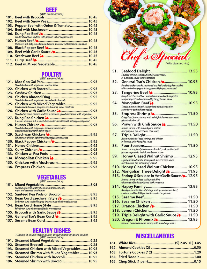 Chan's Garden Chinese Restaurant & Mongolian Grill
