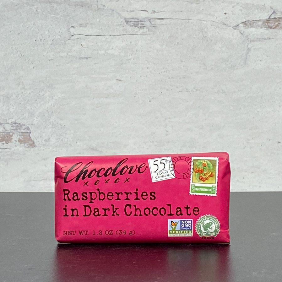 Raspberries in Dark Chocolate Chantal's Cheese Shop