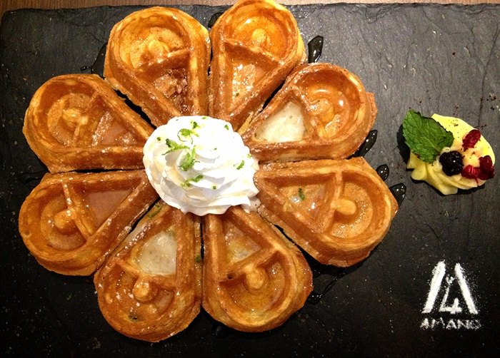 【咖啡】為了冠軍咖啡&麻糬鬆餅 – 4mano caffé