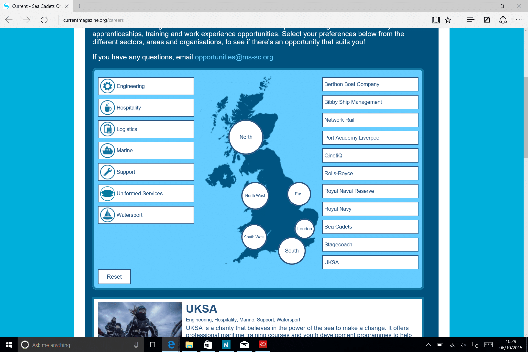 Cadets Careers Portal Chaos Created