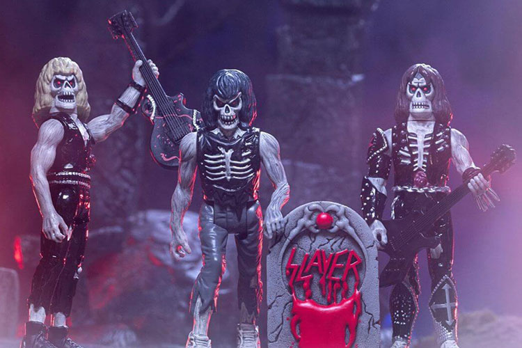 SLAYER announces action figures from Super7 with Live Undead 3Pack!