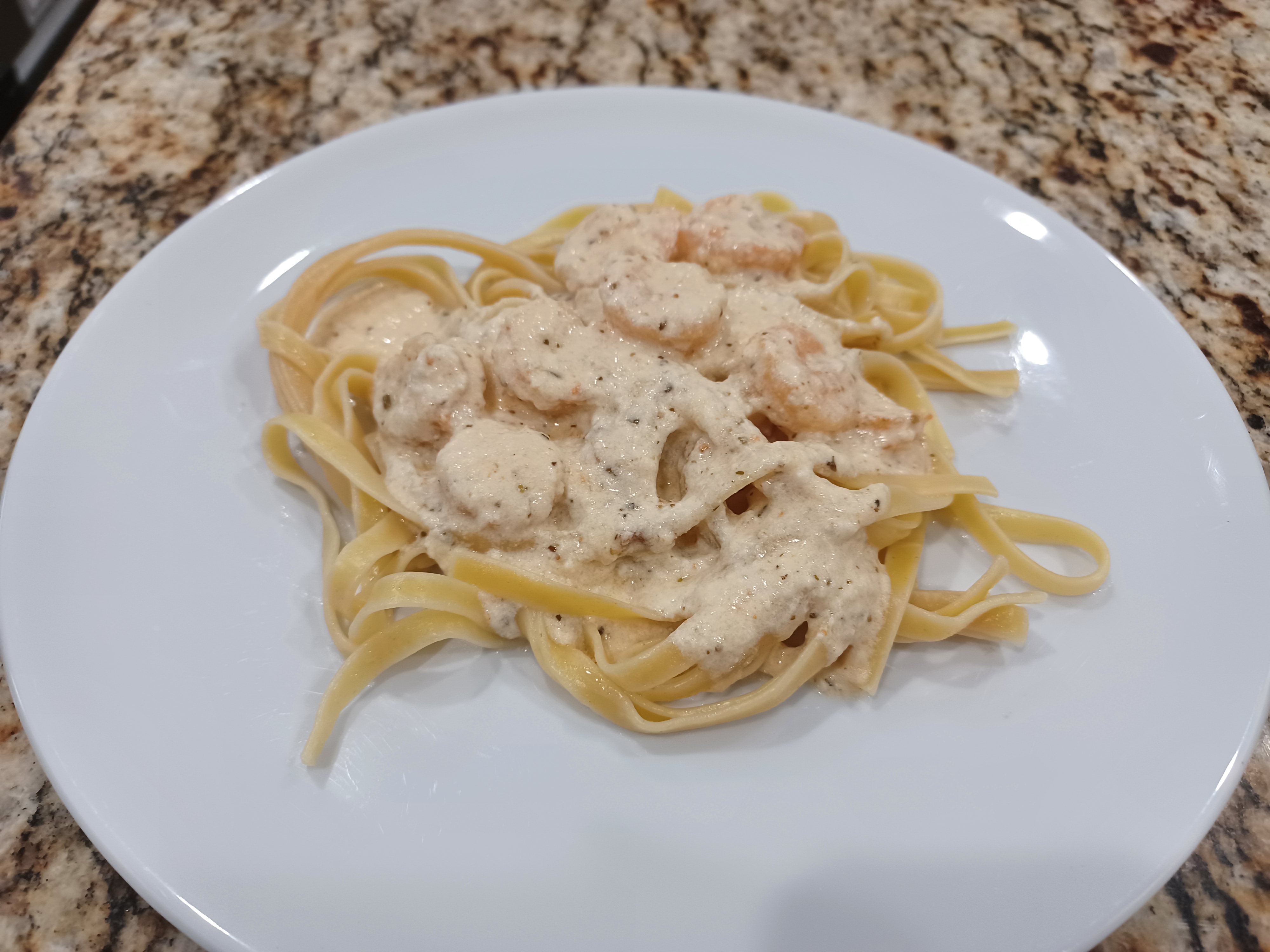 Shrimp Alfredo Chaotic Eats
