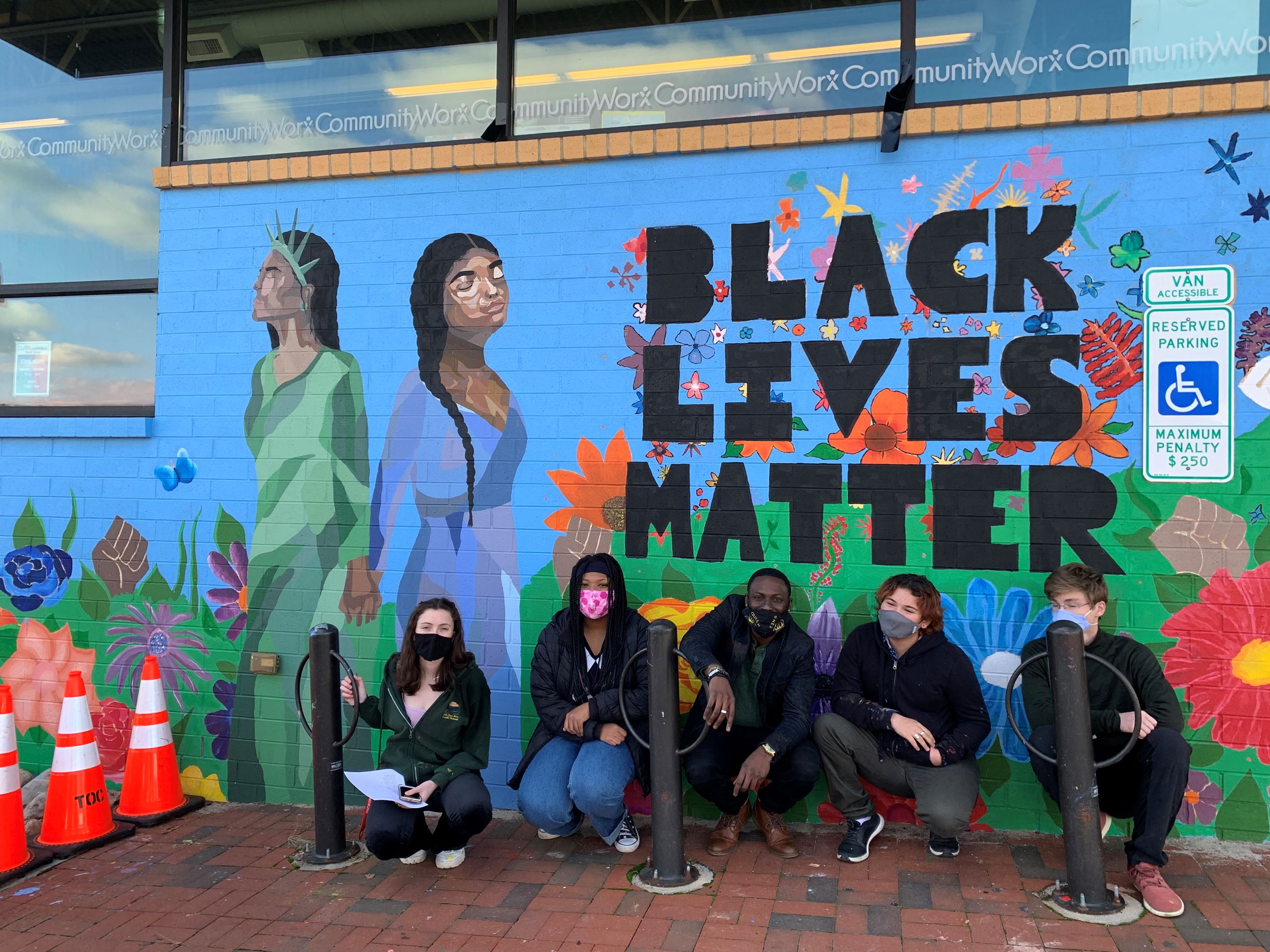 Carrboro BLM Mural Artists to Be Recognized at Town Council Meeting