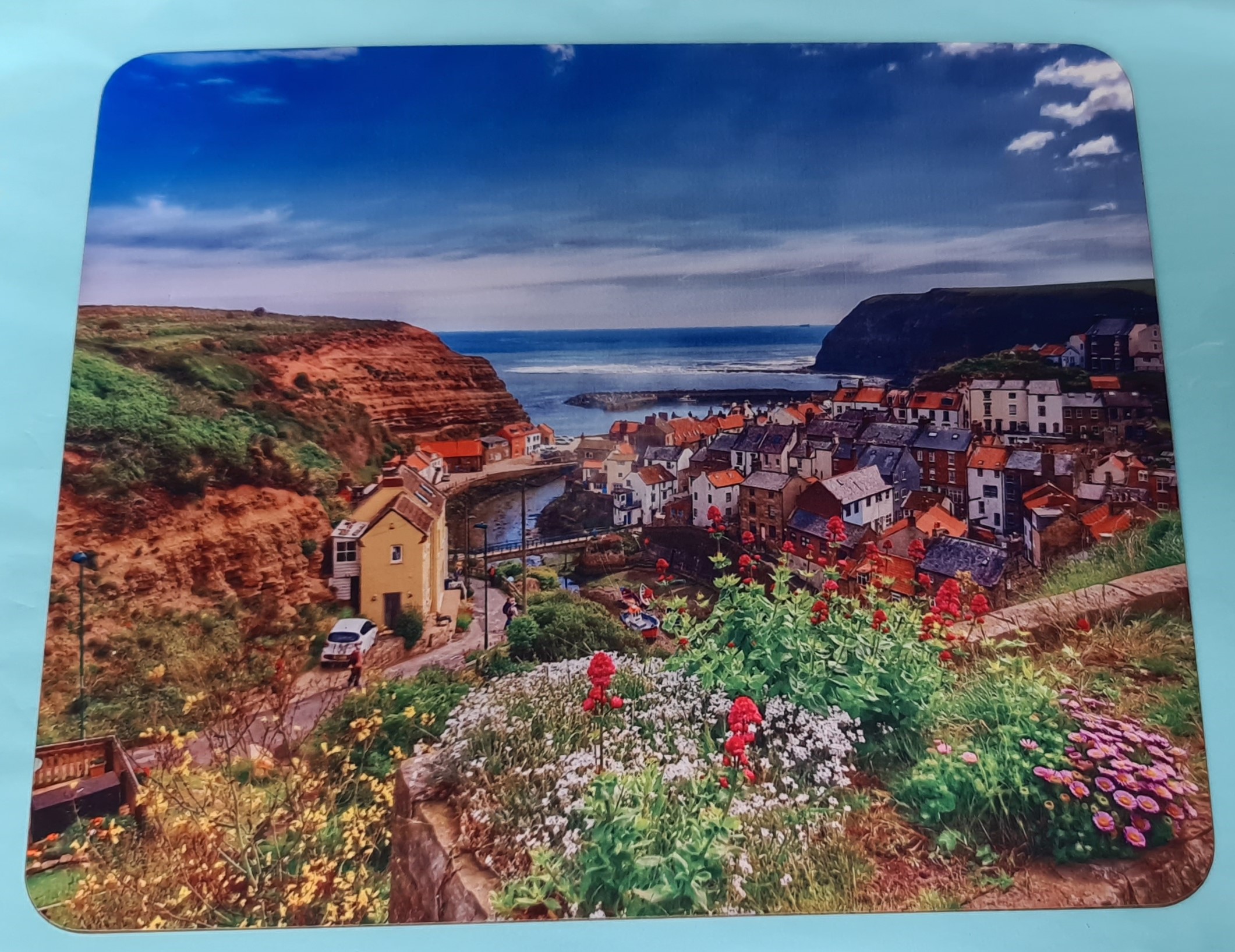 Staithes Placemat 1 Staithes Village Chapel Yard Stores