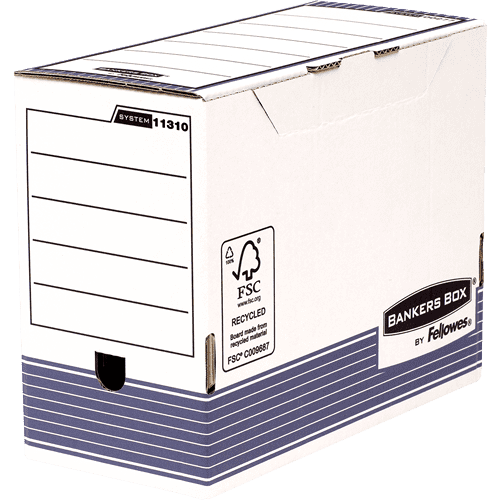 BOITE ARCHIVE 15CM BANKERS BOX BLEU