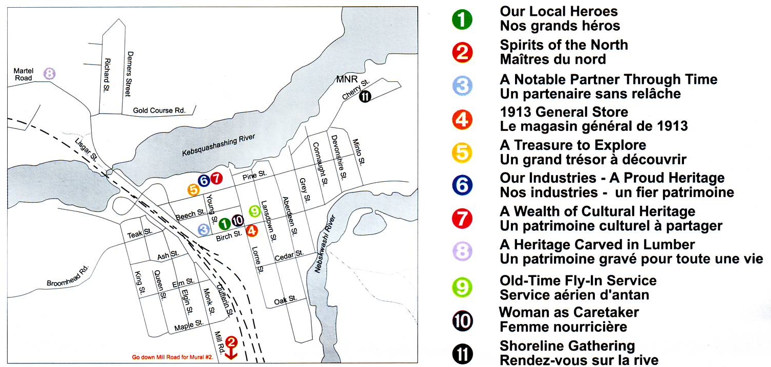Chapleau Murals Township of Chapleau
