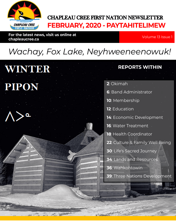 Chapleau Cree First Nation To respond to and carry out the collective