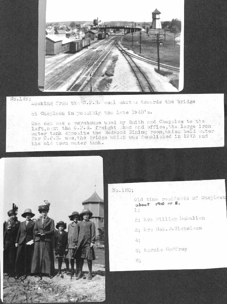 Chapleau Historical Photos by Vincent Crichton.
