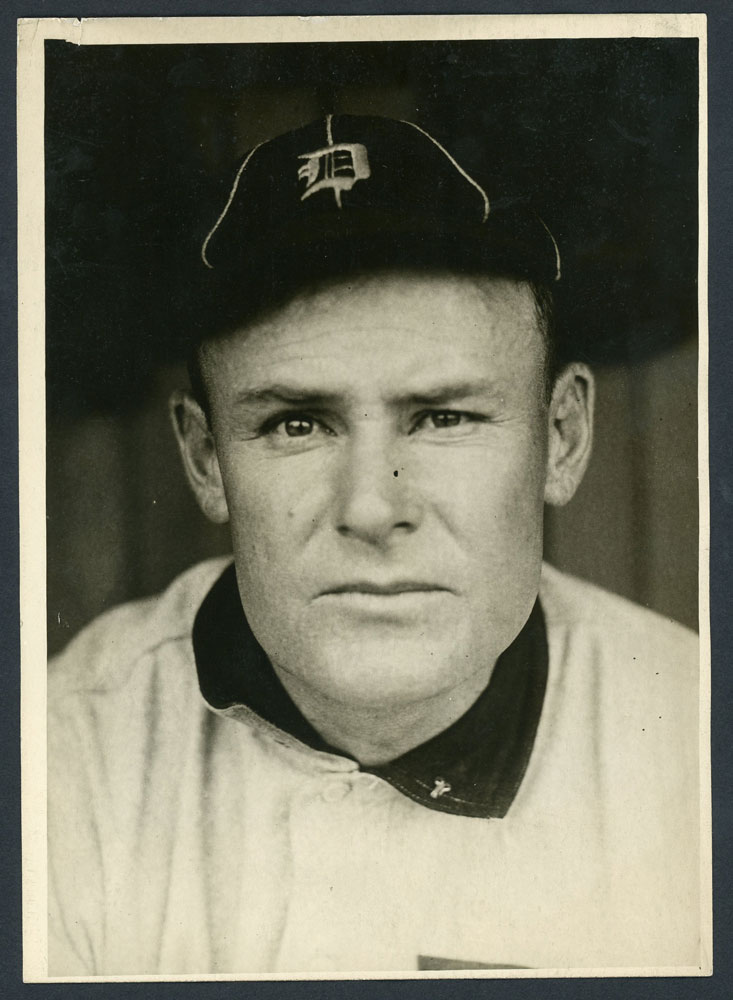 Sam Crawford Thompson portrait, c. 1910 The Chapman Deadball Collection