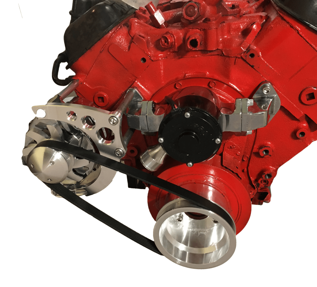 BBC Serpentine Pulley Conversion Kit Alt Only ELECTRIC Big Block Chevy