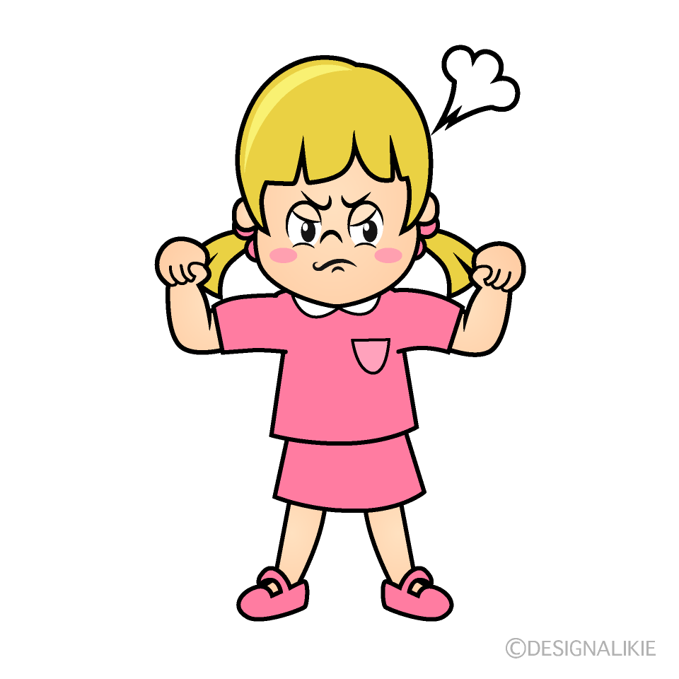 Free Hopping Girl Cartoon Image Charatoon