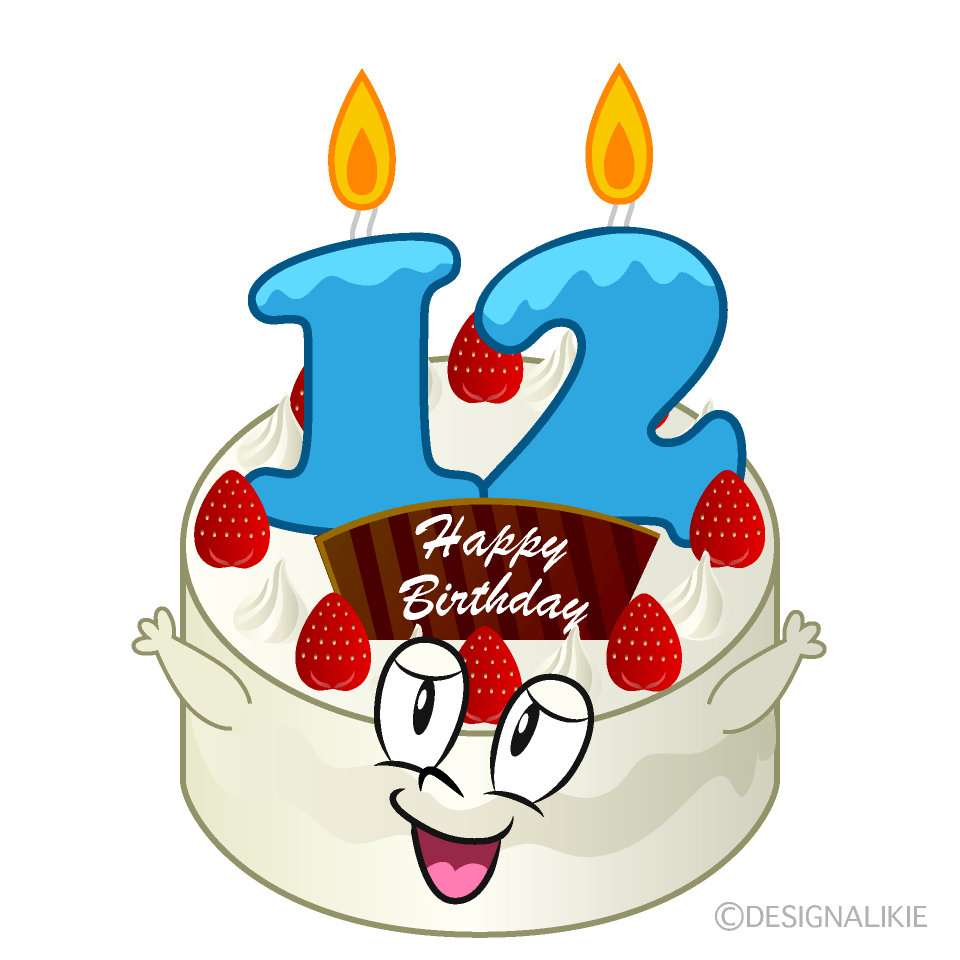12th Birthday Cake Clip Art