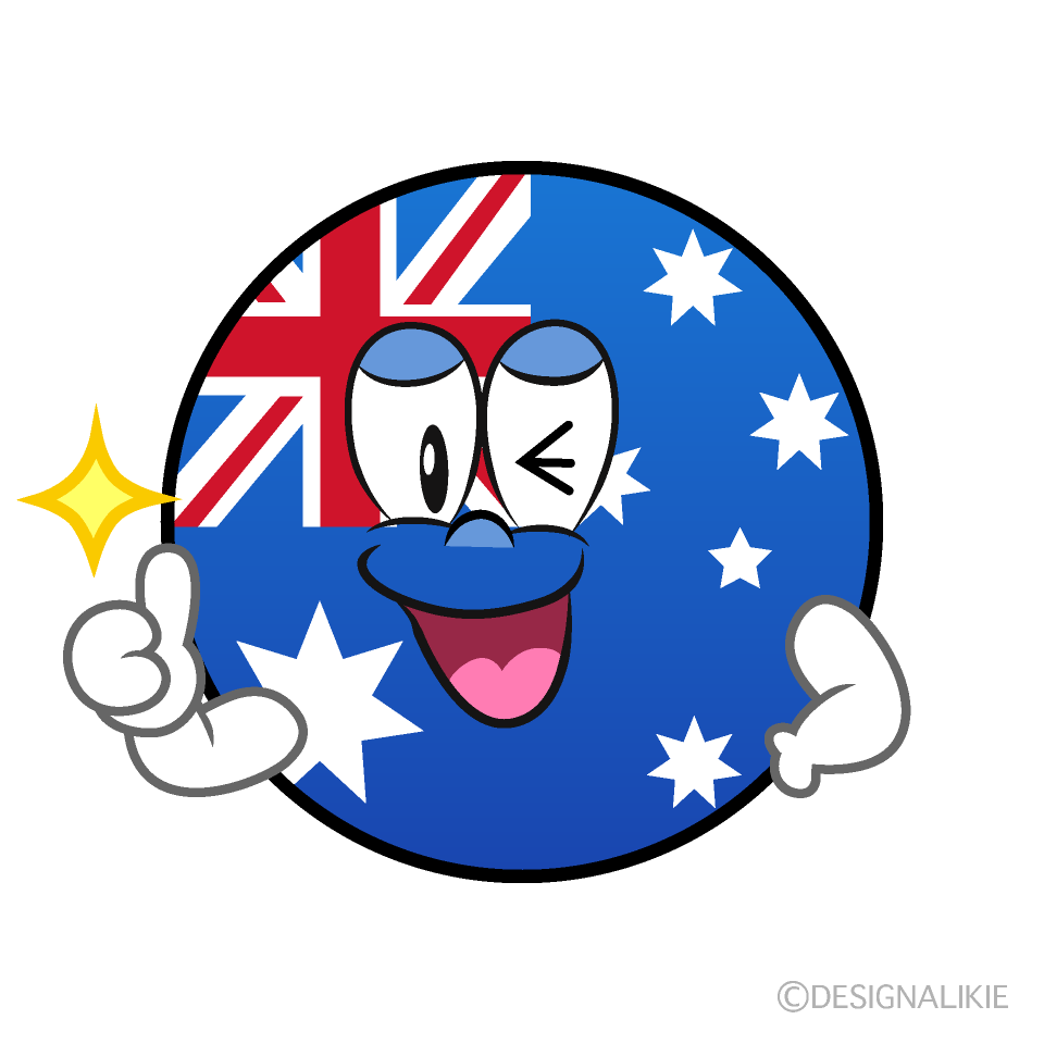 Free Thumbs up Australian Symbol Cartoon Clipart Image Charatoon