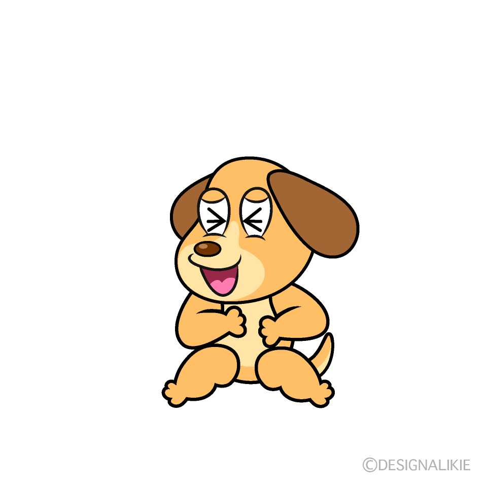 Free Laughing Dog Cartoon Clipart Image Charatoon