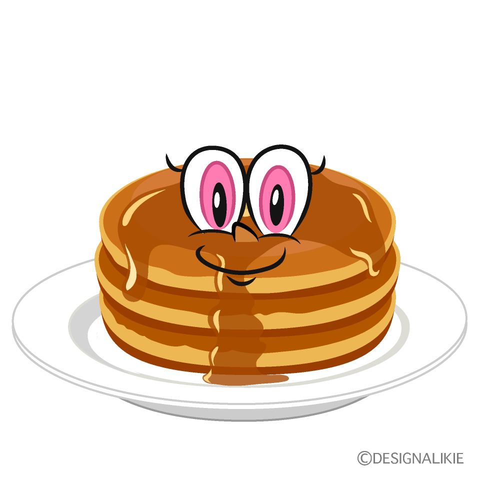 Free Pancake Cartoon Clipart Image Charatoon