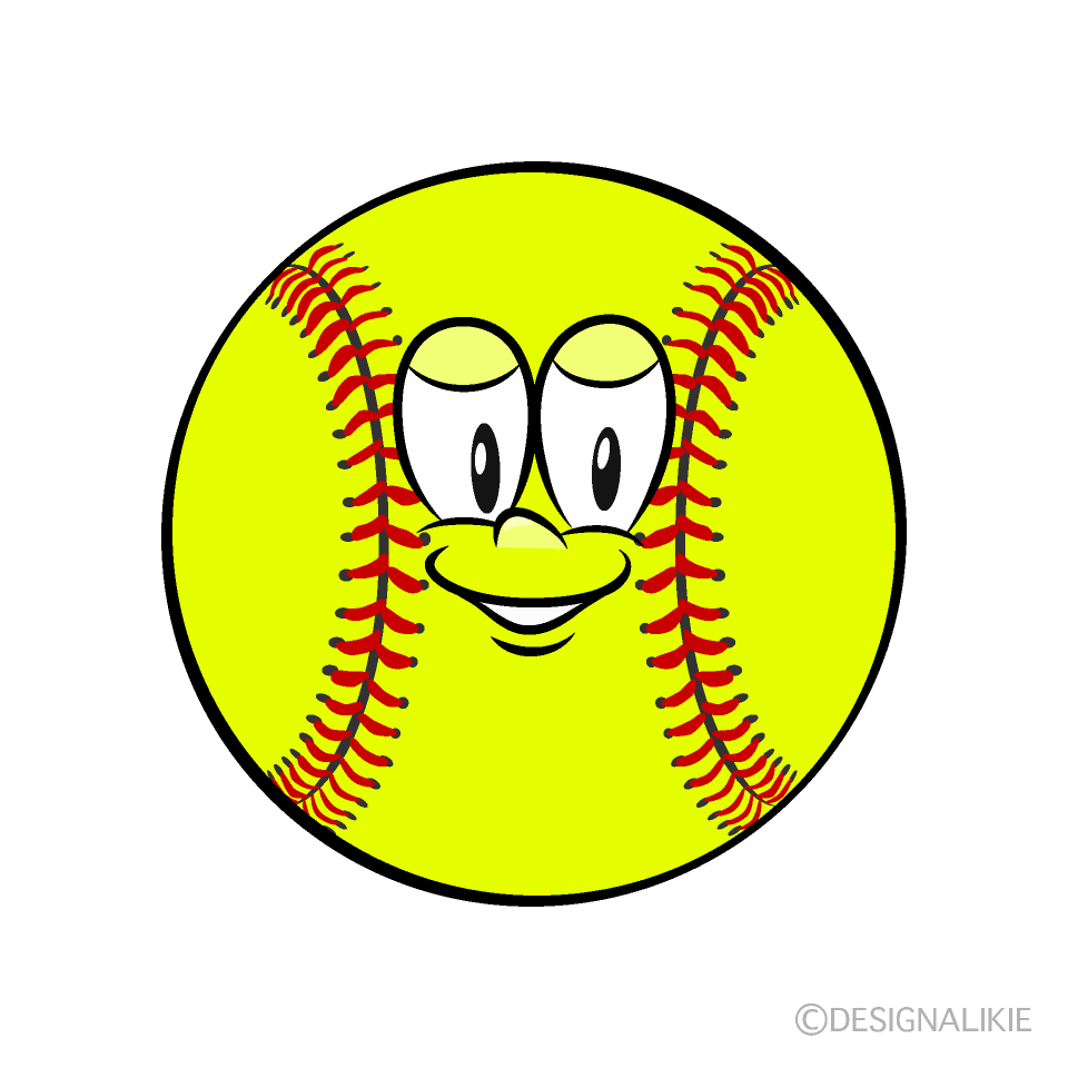 Cartoon Softball