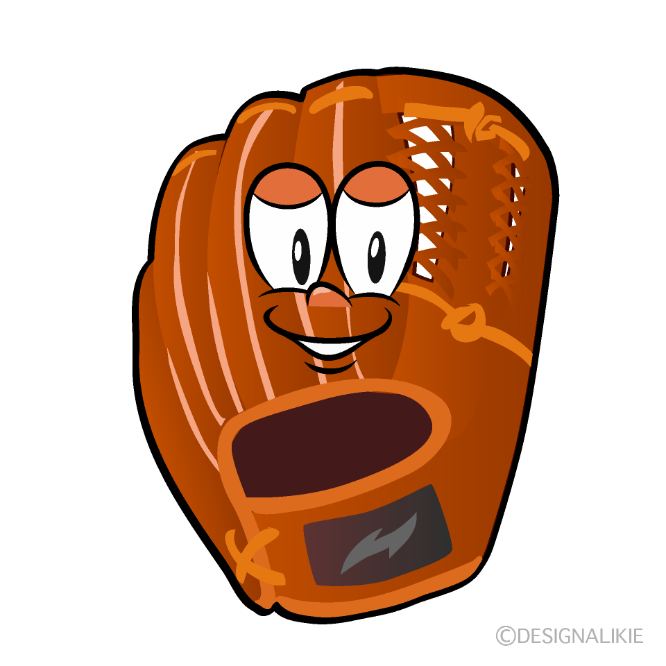 Free Baseball Glove Cartoon Image｜Charatoon
