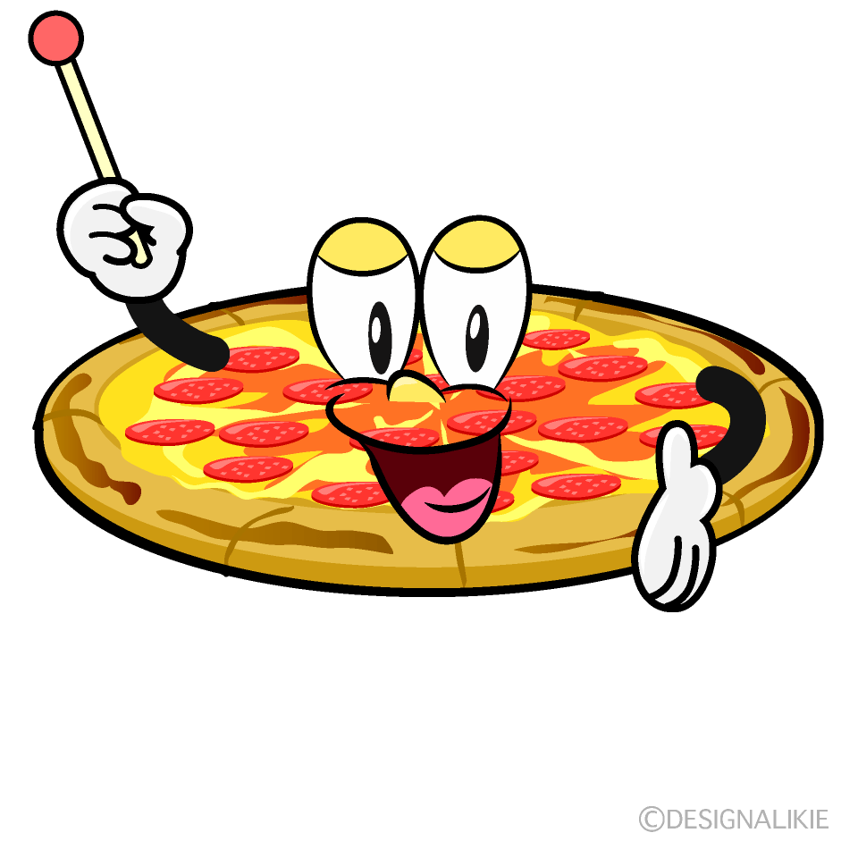 Pepperoni Pizza Cartoon