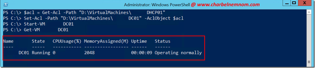 An Attempt to initialize VM saved state failed Could Not Create or