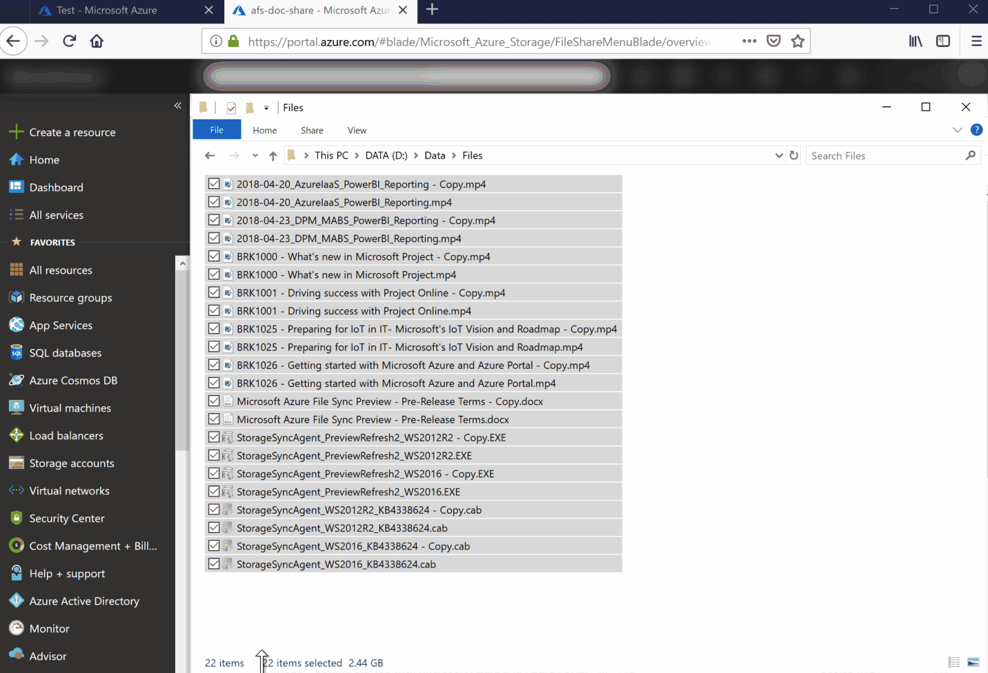 StepbyStep Enable Immediate Sync On Azure File Share With Azure