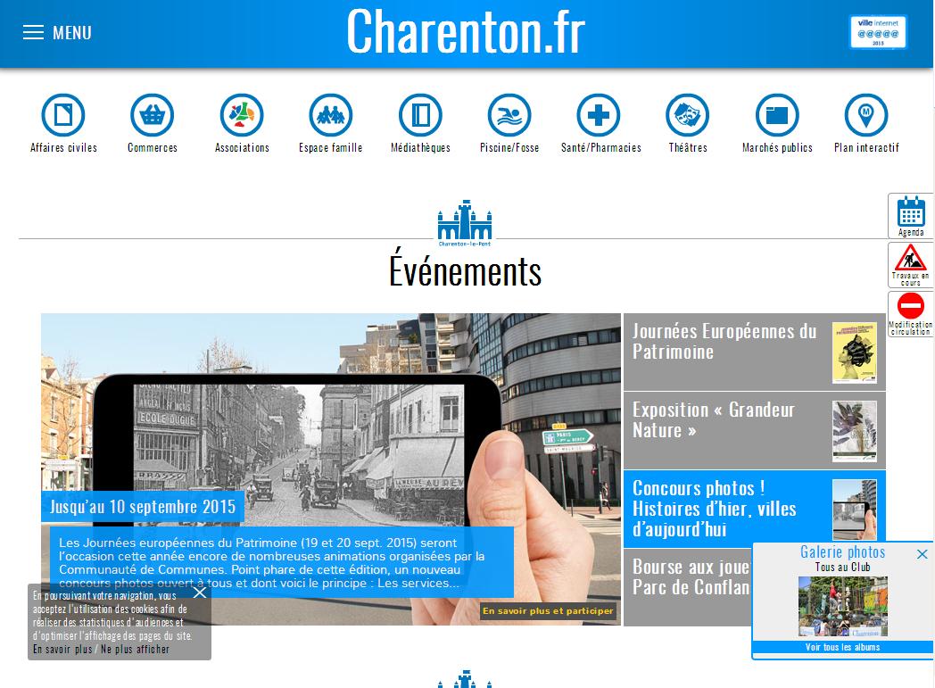 Le nouveau site de CharentonlePont Charentonneau