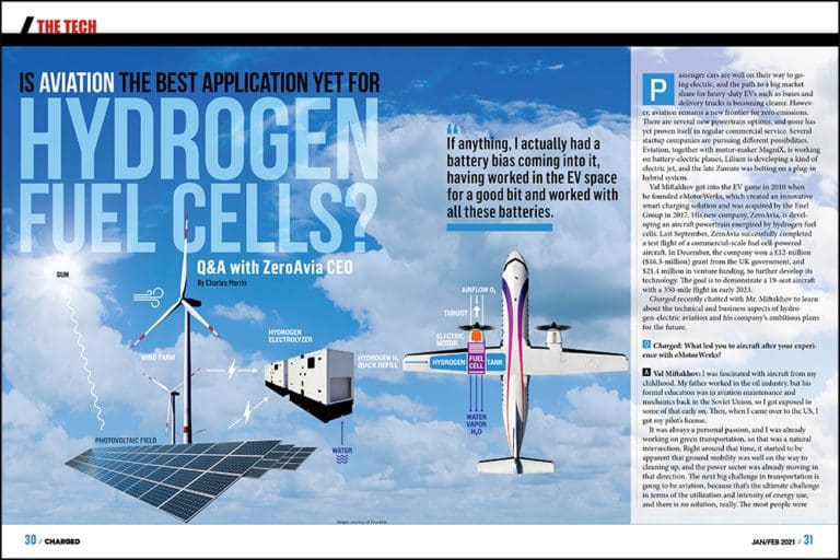 Charged EVs Is aviation the best application yet for hydrogen fuel
