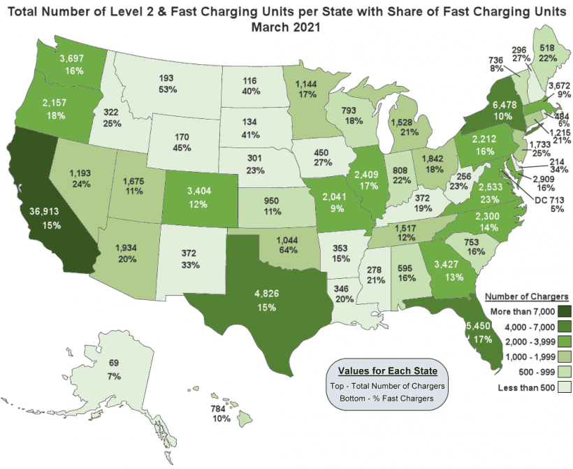 Charged EVs Which US states have the highest of EV