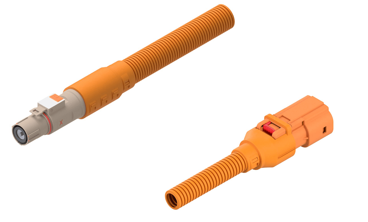 Charged EVs ABB introduces range of hinged highvoltage connector