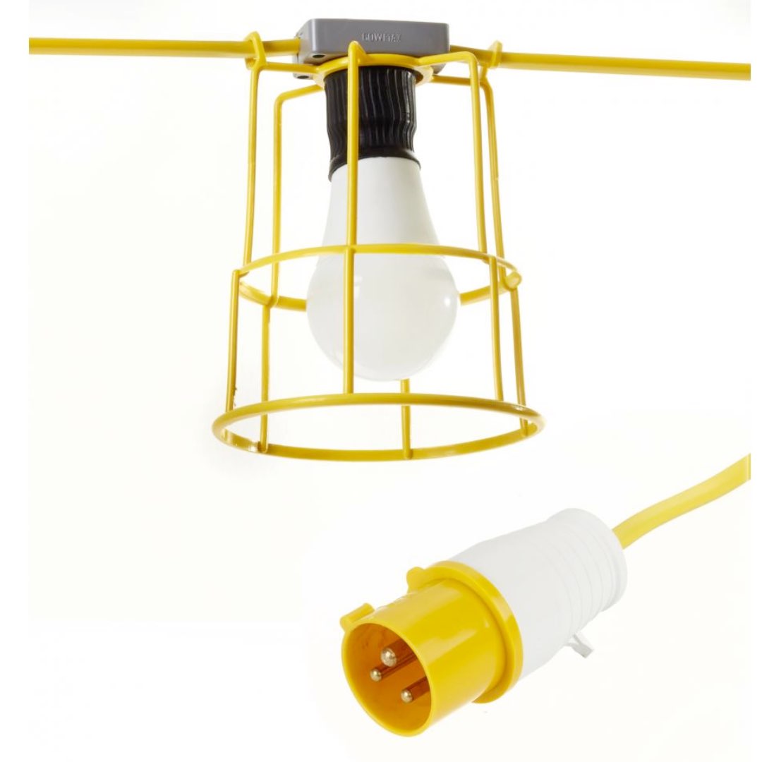 8W 25M 110v LED Festoon Kits 10 Lamps BC Super bright LED lamps