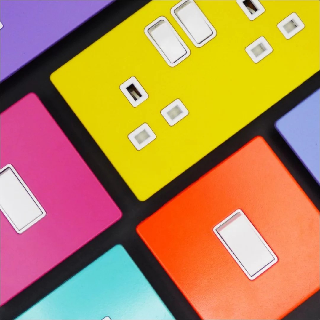 Designer Coloured Light Switches and Plug Sockets Page 3 of 4