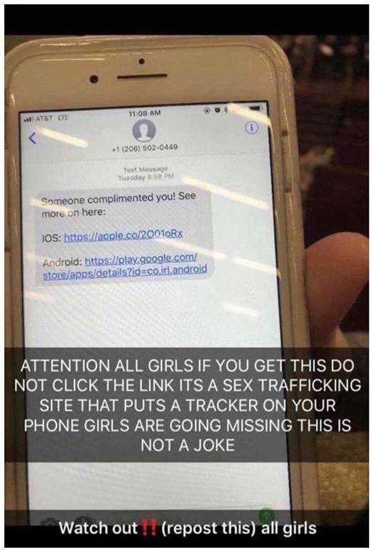 Unsolicited Text Messages Not Linked to Sex Trafficking The Charger